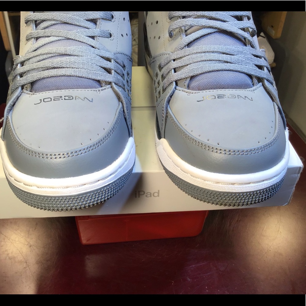 RARE 2013 Nike Jordan Flight Club Mens Basketball Shoes Grey Sneakers 599929-005 - Picture 6 of 16